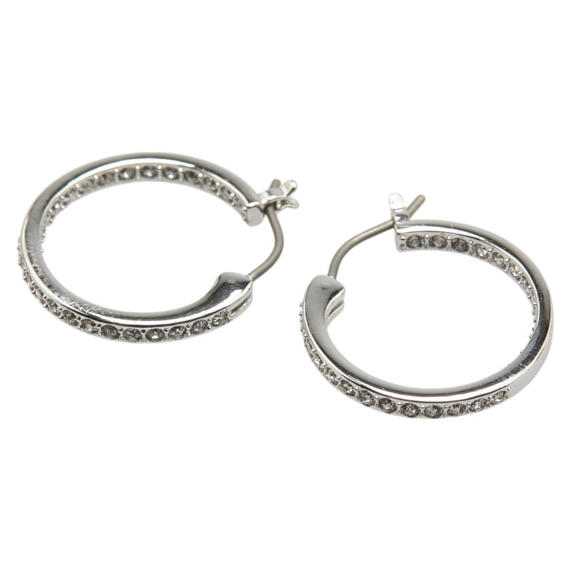 スワロフスキー ラインストーン ピアス シルバー メタル レディース SWAROVSKI 【中古】