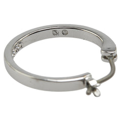 スワロフスキー ラインストーン ピアス シルバー メタル レディース SWAROVSKI 【中古】