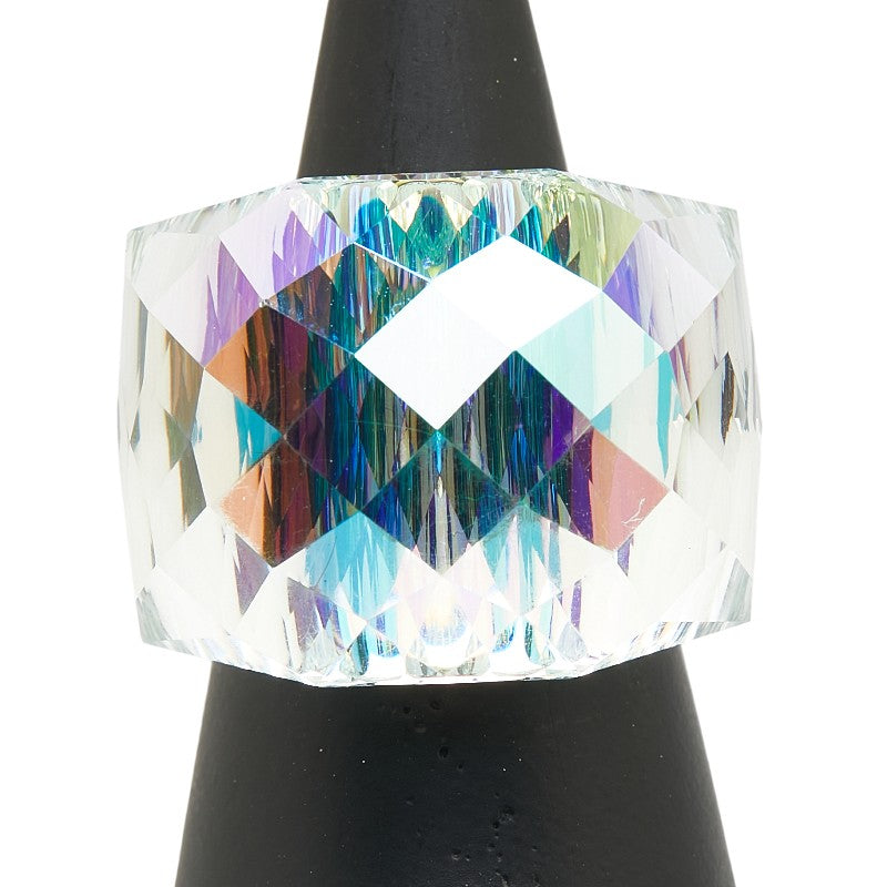 スワロフスキー ニルヴァーナ クリスタル リング 指輪 #55 オーロラ シルバー メタル レディース SWAROVSKI 【中古】