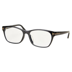 トムフォード メガネ 伊達メガネ アジアンフィット TF5405-F 001 ブラック プラスチック メンズ TOM FORD 【中古】