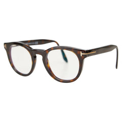 トムフォード メガネ 度入り アジアンフィット TF5489 052 ブラウン プラスチック メンズ TOM FORD 【中古】