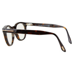 トムフォード メガネ 度入り アジアンフィット TF5489 052 ブラウン プラスチック メンズ TOM FORD 【中古】