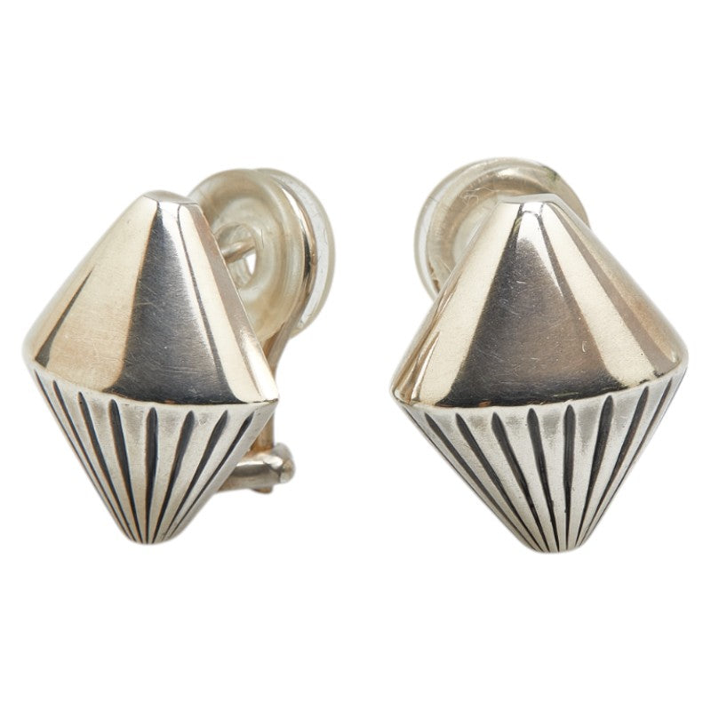 ジョージジェンセン ひし形 モチーフ ピアス シルバー SV925 シルバー レディース Georg Jensen 【中古】