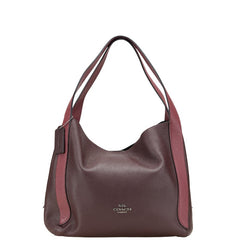 コーチ ハドリーホーボー ハンドバッグ トートバッグ 76088 ワインレッド レザー レディース COACH 【中古】