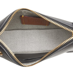 コーチ スウィンガー20 ハンドバッグ ワンショルダーバッグ ブラック レザー レディース COACH 【中古】