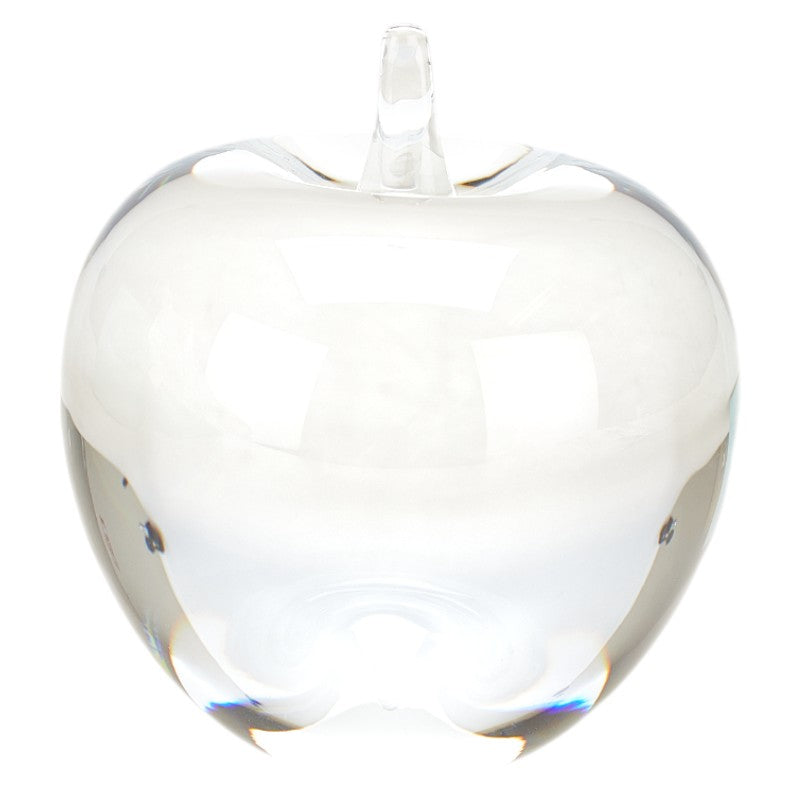 ティファニー アップル ペーパーウェイト クリスタル その他小物 透明 クリア ガラス レディース TIFFANY&Co. 【中古】