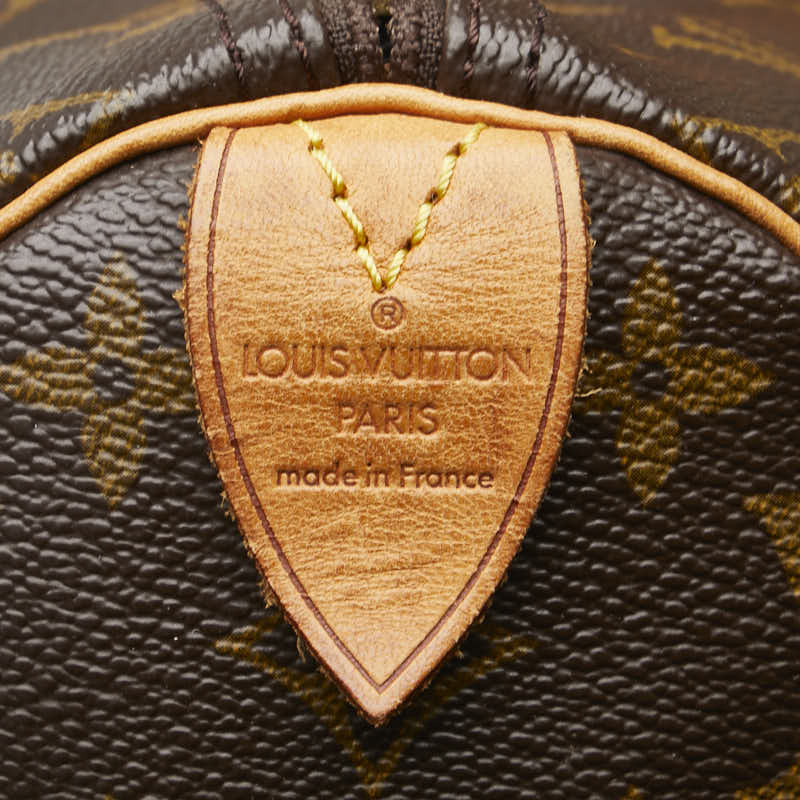 ルイ ヴィトン モノグラム スピーディ40 ハンドバッグ ボストンバッグ M41522 ブラウン PVC レザー レディース LOUIS VUITTON 【中古】