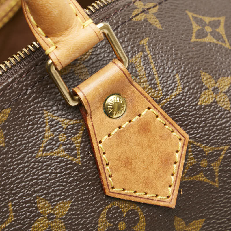ルイ ヴィトン モノグラム スピーディ40 ハンドバッグ ボストンバッグ M41522 ブラウン PVC レザー レディース LOUIS VUITTON 【中古】