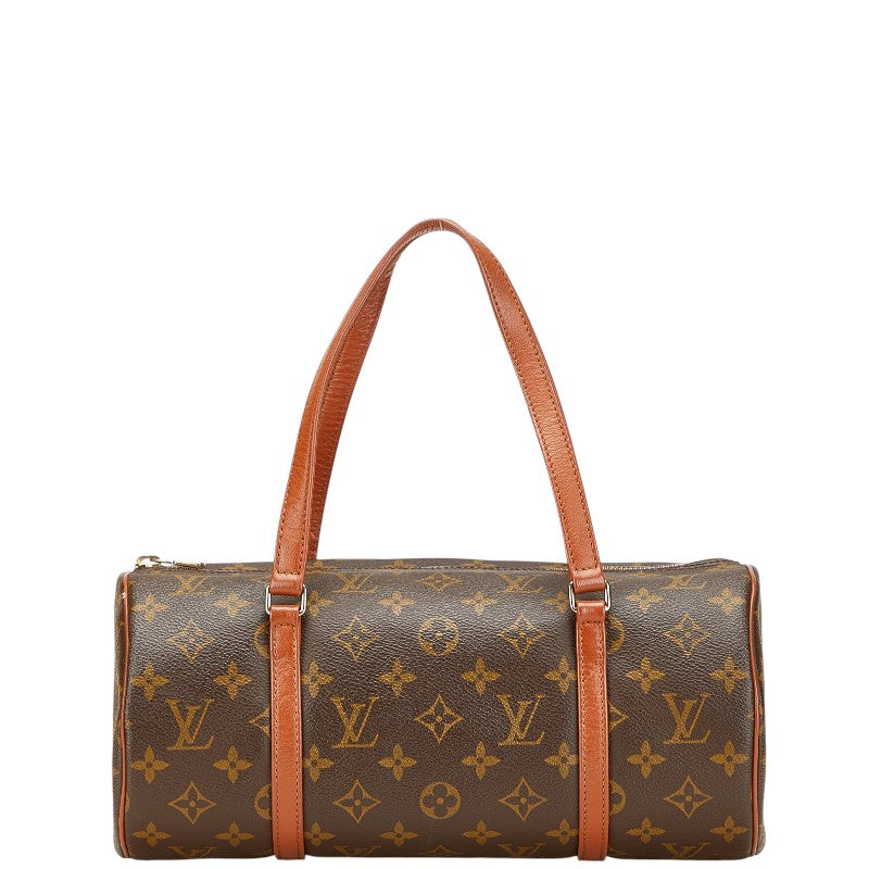 ルイ ヴィトン モノグラム パピヨン30(旧) ハンドバッグ ワンショルダーバッグ M51365 ブラウン PVC レザー レディース LOUIS VUITTON 【中古】