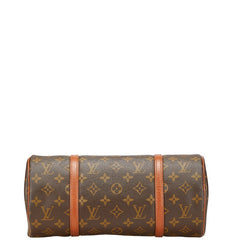 ルイ ヴィトン モノグラム パピヨン30(旧) ハンドバッグ ワンショルダーバッグ M51365 ブラウン PVC レザー レディース LOUIS VUITTON 【中古】