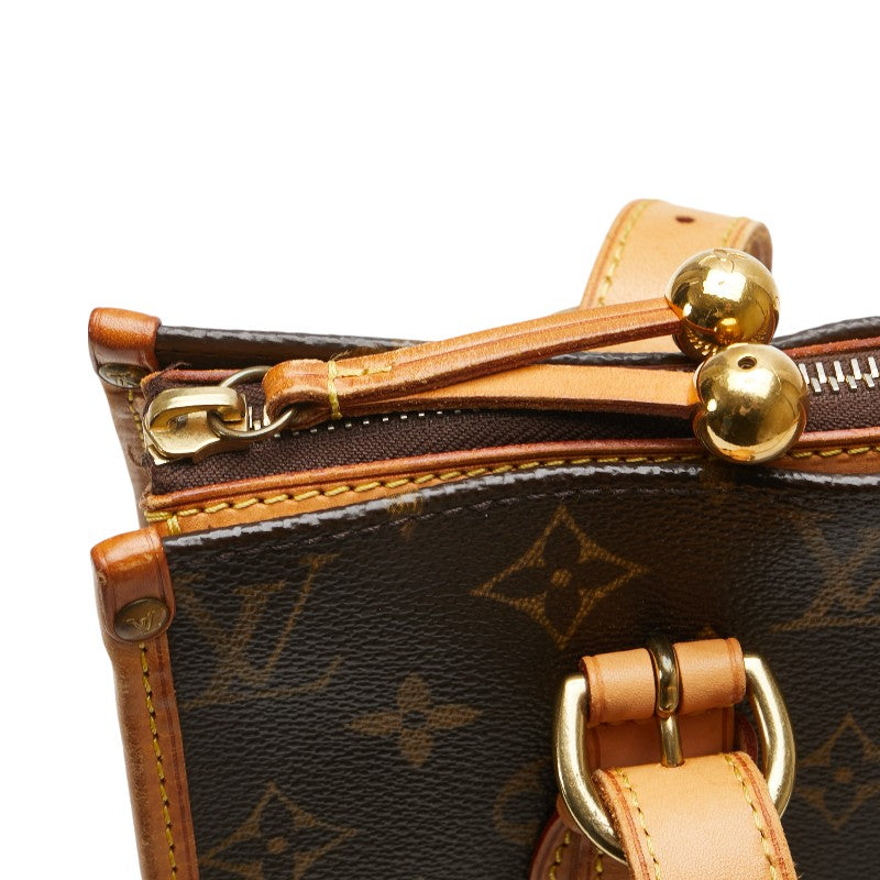 ルイ ヴィトン モノグラム ポパンクール オ ショルダーバッグ トートバッグ M40007 ブラウン PVC レザー レディース LOUIS VUITTON 【中古】