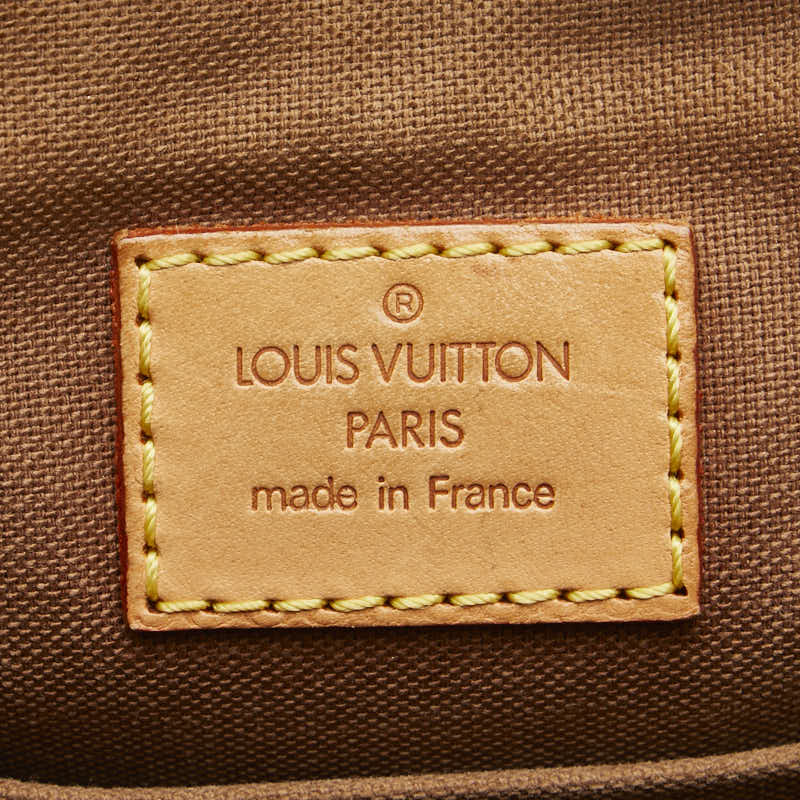 ルイ ヴィトン モノグラム ポパンクール オ ショルダーバッグ トートバッグ M40007 ブラウン PVC レザー レディース LOUIS VUITTON 【中古】