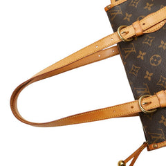 ルイ ヴィトン モノグラム ポパンクール オ ショルダーバッグ トートバッグ M40007 ブラウン PVC レザー レディース LOUIS VUITTON 【中古】