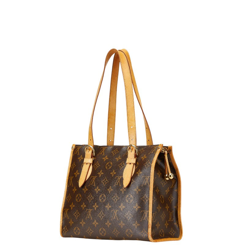 ルイ ヴィトン モノグラム ポパンクール オ ショルダーバッグ トートバッグ M40007 ブラウン PVC レザー レディース LOUIS VUITTON 【中古】
