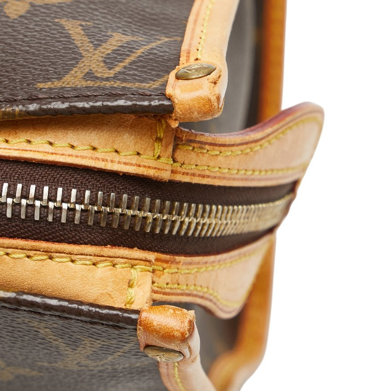 ルイ ヴィトン モノグラム ポパンクール オ ショルダーバッグ トートバッグ M40007 ブラウン PVC レザー レディース LOUIS VUITTON 【中古】
