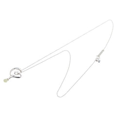 ニナリッチ K18WG ホワイトゴールド クオーツ ダイヤ0.03ct ペンダントネックレス レディース NINA RICCI 【中古】