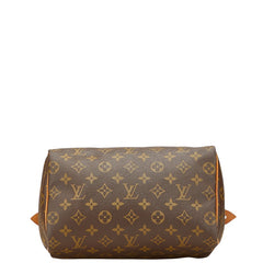 ルイ ヴィトン モノグラム スピーディ25 ミニボストンバッグ ハンドバッグ M41528 ブラウン PVC レザー レディース LOUIS VUITTON 【中古】