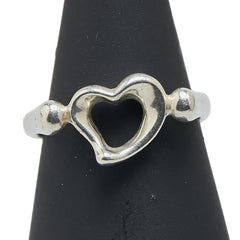 ティファニー オープンハート リング 指輪 SV925 シルバー レディース TIFFANY&Co. 【中古】