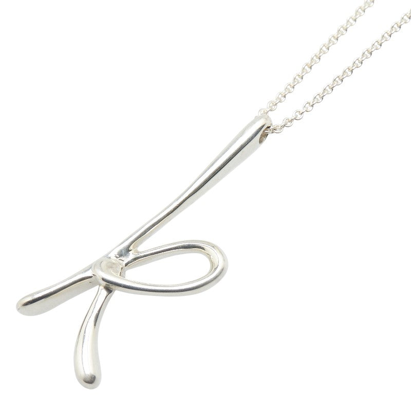 ティファニー レターK イニシャル ネックレス SV925 シルバー レディース TIFFANY&Co. 【中古】