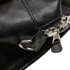 バレンシアガ バザール ショッパーXS ハンドバッグ 452458 ブラック レザー レディース BALENCIAGA 【中古】