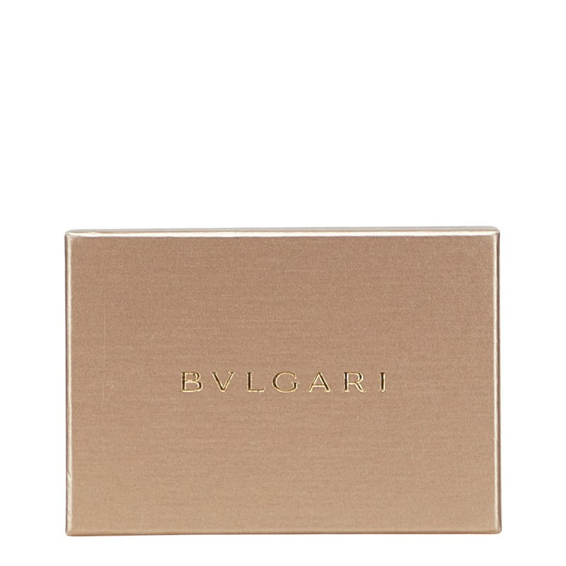 ブルガリ フラグメントケース コインケース ブラック レザー メンズ BVLGARI 【中古】