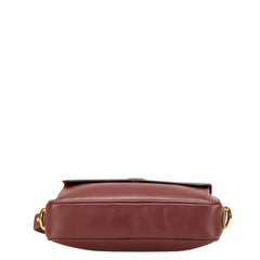 カルティエ マストライン ショルダーバッグ ワインレッド ボルドー レザー レディース CARTIER 【中古】