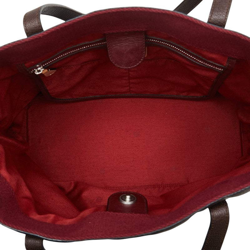 ロエベ ハンドバッグ トートバッグ ブラウン レザー レディース LOEWE 【中古】