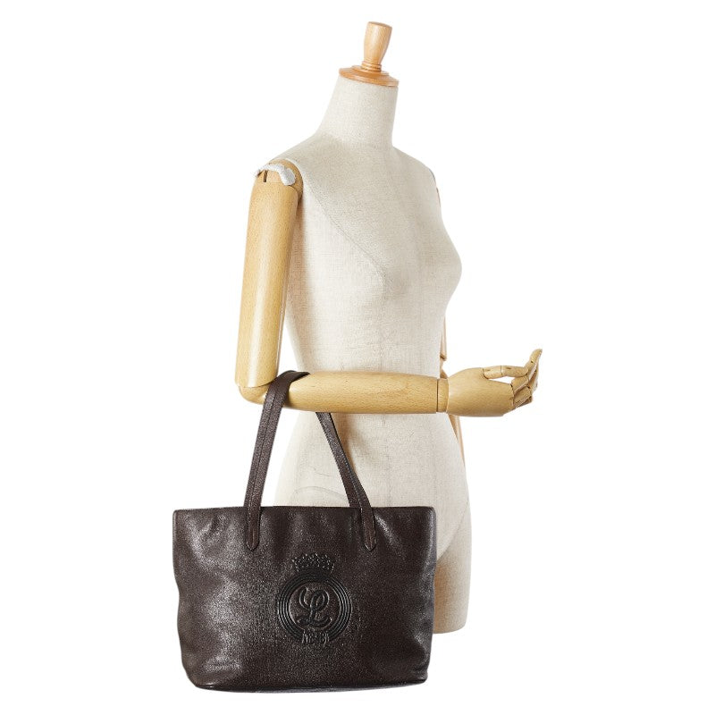ロエベ ハンドバッグ トートバッグ ブラウン レザー レディース LOEWE 【中古】
