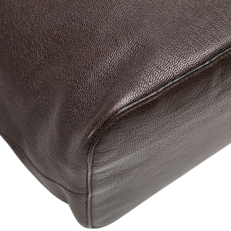 ロエベ ハンドバッグ トートバッグ ブラウン レザー レディース LOEWE 【中古】