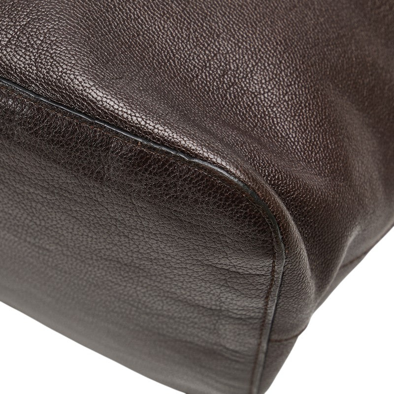 ロエベ ハンドバッグ トートバッグ ブラウン レザー レディース LOEWE 【中古】