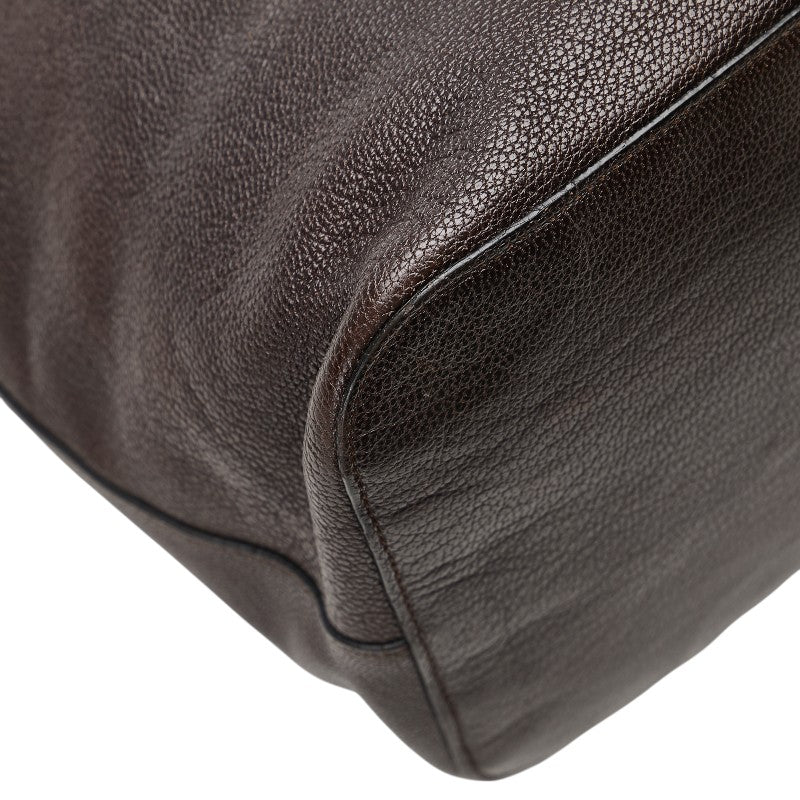 ロエベ ハンドバッグ トートバッグ ブラウン レザー レディース LOEWE 【中古】