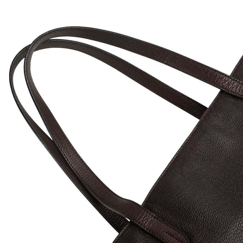 ロエベ ハンドバッグ トートバッグ ブラウン レザー レディース LOEWE 【中古】