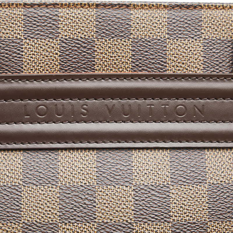 ルイ ヴィトン ダミエ パリオリPM ハンドバッグ トートバッグ N51123 ブラウン PVC レザー レディース LOUIS VUITTON 【中古】