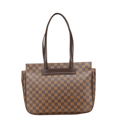 ルイ ヴィトン ダミエ パリオリPM ハンドバッグ トートバッグ N51123 ブラウン PVC レザー レディース LOUIS VUITTON 【中古】