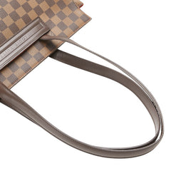 ルイ ヴィトン ダミエ パリオリPM ハンドバッグ トートバッグ N51123 ブラウン PVC レザー レディース LOUIS VUITTON 【中古】