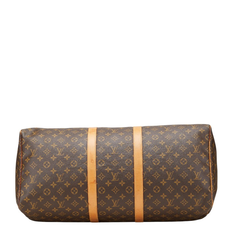 ルイ ヴィトン モノグラム キーポル55 ボストンバッグ M41424 ブラウン PVC レザー レディース LOUIS VUITTON 【中古】
