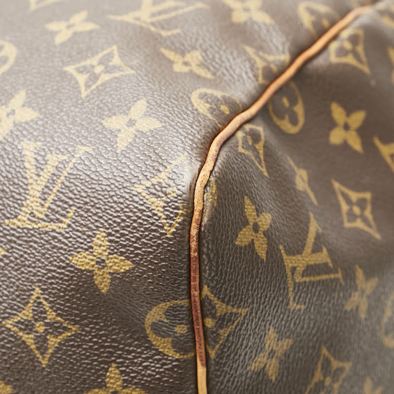 ルイ ヴィトン モノグラム キーポル55 ボストンバッグ M41424 ブラウン PVC レザー レディース LOUIS VUITTON 【中古】