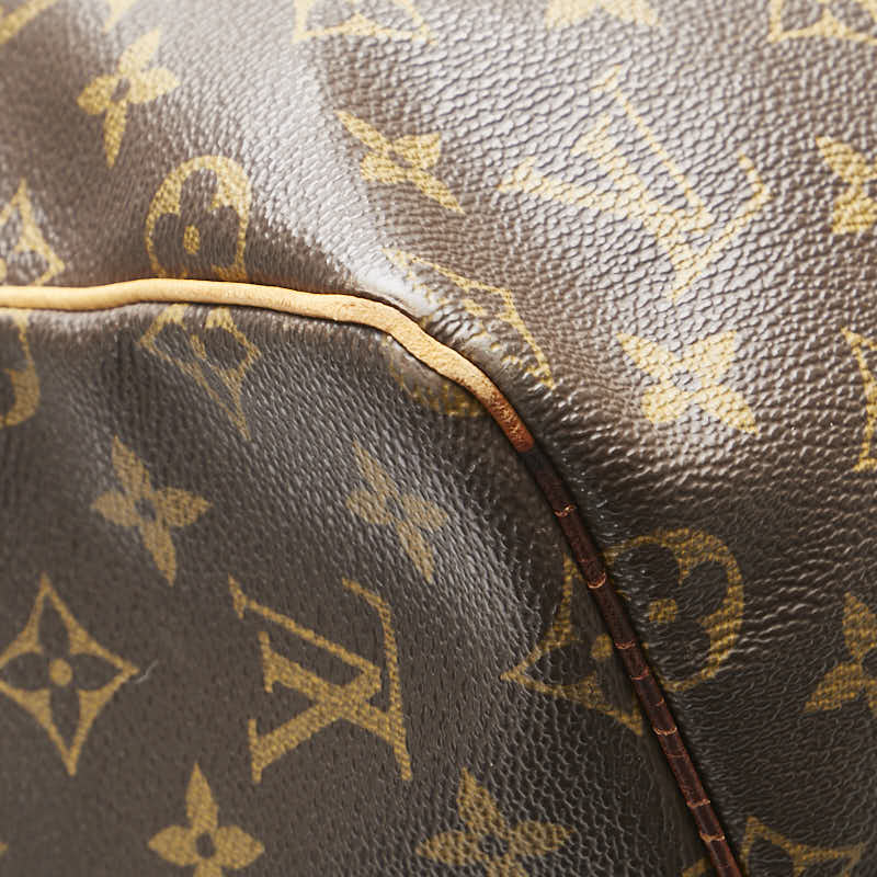ルイ ヴィトン モノグラム キーポル55 ボストンバッグ M41424 ブラウン PVC レザー レディース LOUIS VUITTON 【中古】