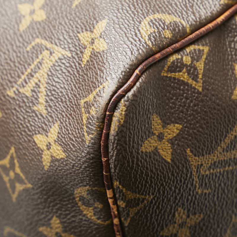 ルイ ヴィトン モノグラム キーポル55 ボストンバッグ M41424 ブラウン PVC レザー レディース LOUIS VUITTON 【中古】