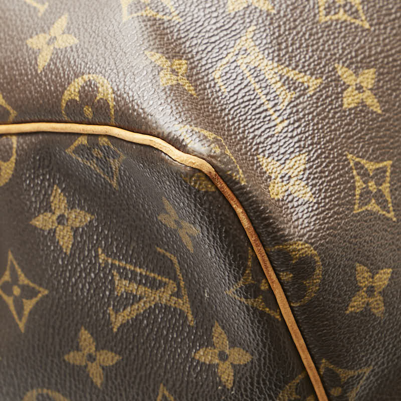ルイ ヴィトン モノグラム キーポル55 ボストンバッグ M41424 ブラウン PVC レザー レディース LOUIS VUITTON 【中古】