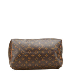 ルイ ヴィトン モノグラム スピーディ30 ハンドバッグ M41526 ブラウン PVC レザー レディース LOUIS VUITTON 【中古】