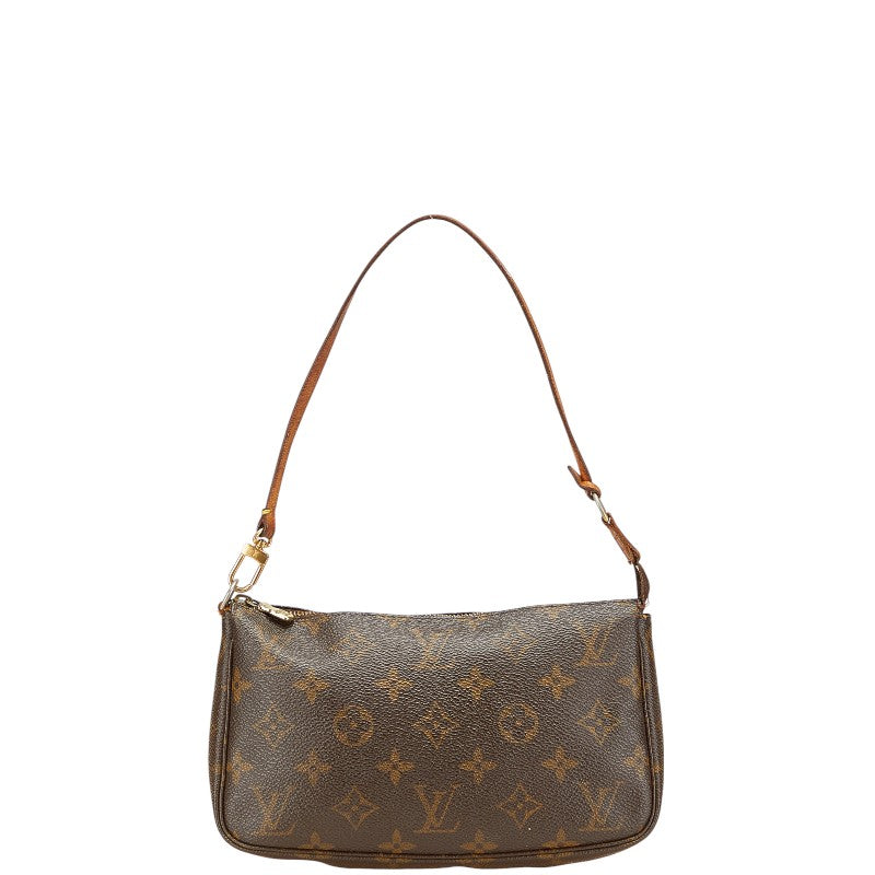 ルイ ヴィトン モノグラム ポシェット アクセソワール ショルダーバッグ M51980 ブラウン PVC レザー レディース LOUIS VUITTON 【中古】
