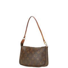 ルイ ヴィトン モノグラム ポシェット アクセソワール ショルダーバッグ M51980 ブラウン PVC レザー レディース LOUIS VUITTON 【中古】