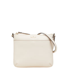 ケイトスペード キャメロンストリート 斜め掛け ショルダーバッグ ベージュ レザー レディース Kate Spade 【中古】