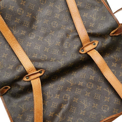 ルイ ヴィトン モノグラム ソミュール43 斜め掛け ショルダーバッグ M42252 ブラウン PVC レザー レディース LOUIS VUITTON 【中古】