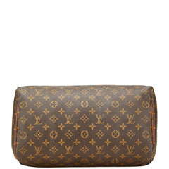 ルイ ヴィトン モノグラム スピーディ35 ハンドバッグ ボストンバッグ M41524 ブラウン PVC レザー レディース LOUIS VUITTON 【中古】