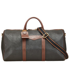 ダンヒル ボストンバッグ ショルダーバッグ 2WAY ブラック ブラウン PVC レザー レディース Dunhill 【中古】