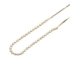 K18YG イエローゴールド ダイヤ1.25ct ネックレス レディース 【中古】