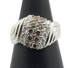 Pt900 プラチナ ダイヤ1.10ct リング 指輪 レディース 10.5号 【中古】