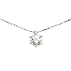 Pt900 プラチナ Pt850 プラチナ ダイヤ0.70ct ネックレス レディース 【中古】